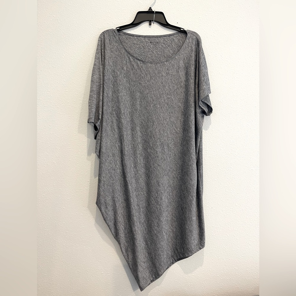 Athleta Heathered Gray Asymmetric Coverup/Dress